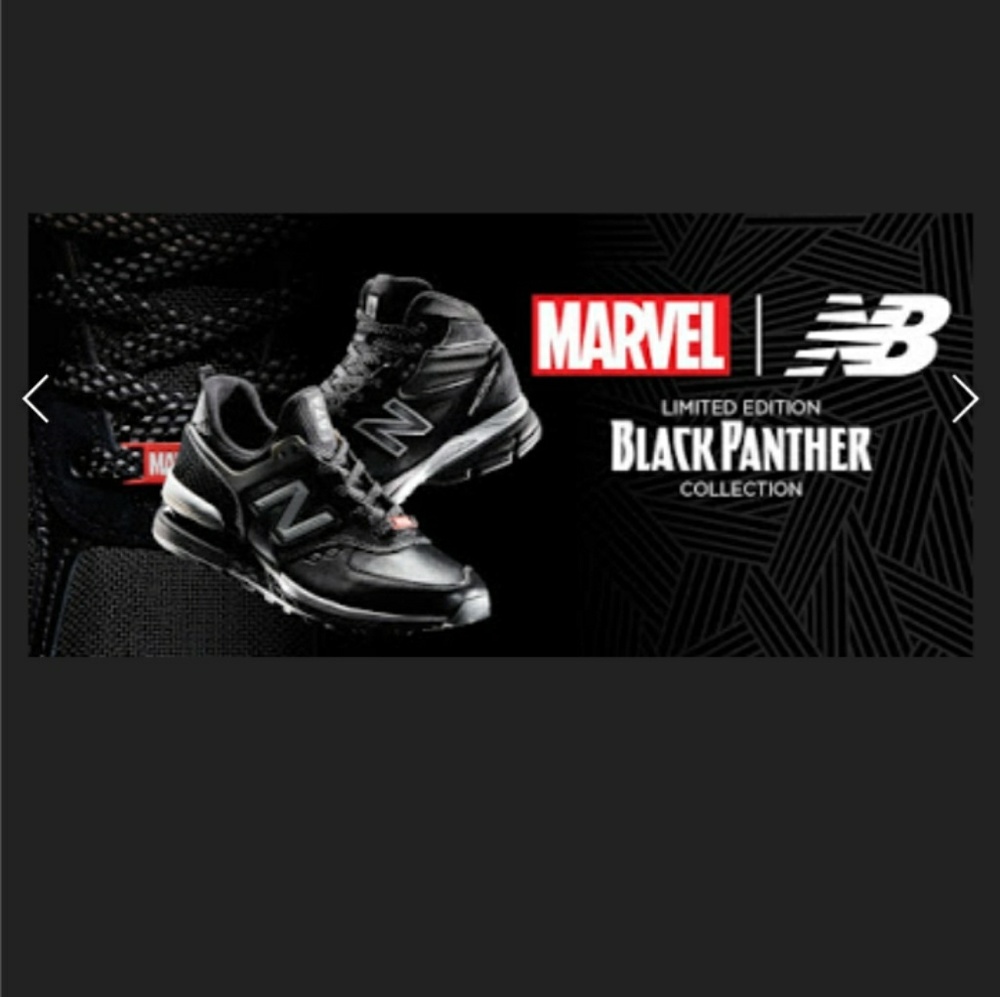 New Balance X Marvel Black Panther 574